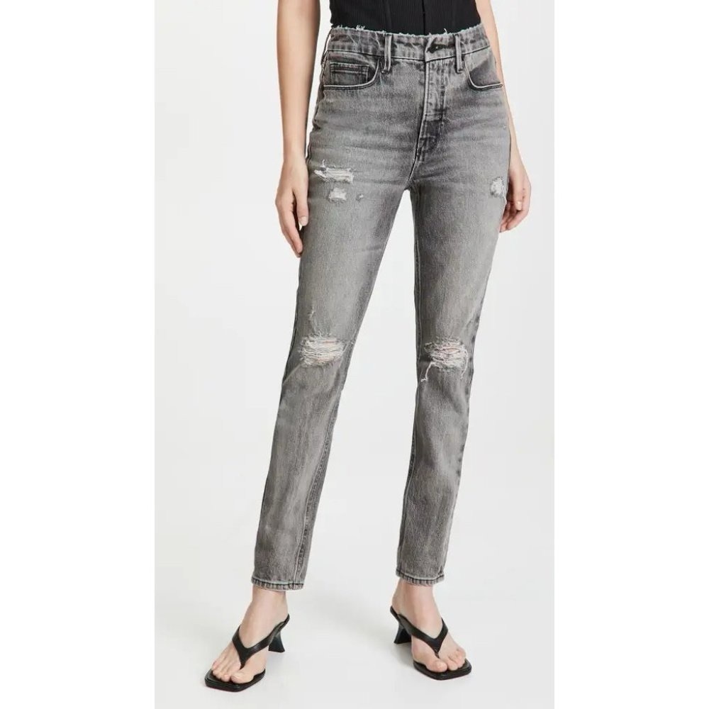 Good American Distressed Jeans Womens Size 0/25